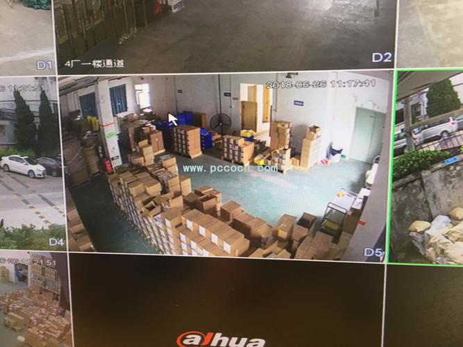 黃江電機工廠監控安裝(增加8個400萬poe星光級h265網絡攝像頭)